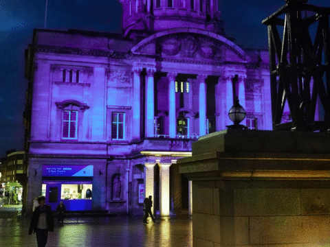 View article City centre to turn purple and help ‘light the darkness’ on Holocaust Memorial Day