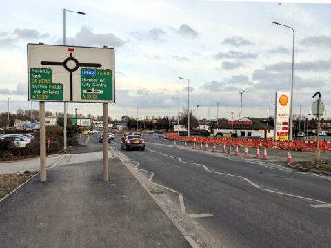 View article Stoneferry improvement scheme: Overnight resurfacing work to Ferry Lane Roundabout