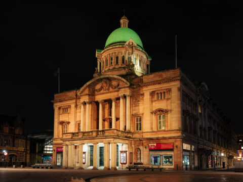 View article Hull City Hall lights up gold for Autism Acceptance Week