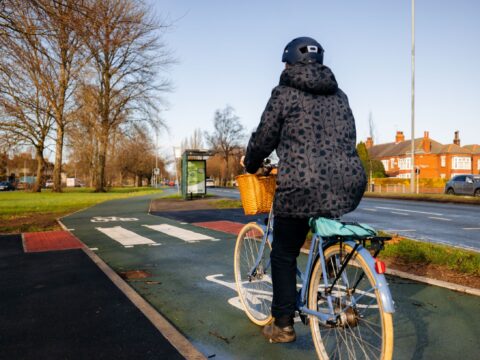 View article New off-road cycle track opens in Beverley Road