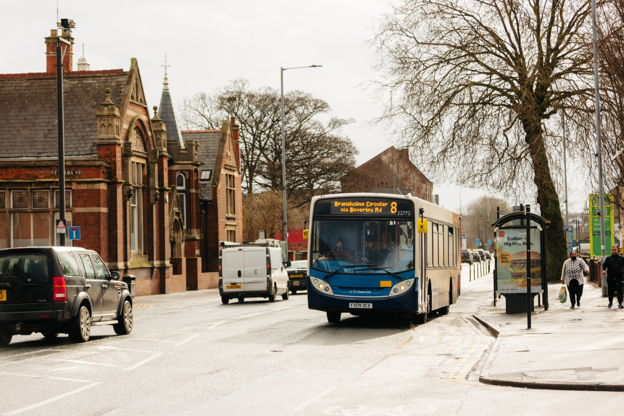 Image of Stagecoach bus in Beverley Road