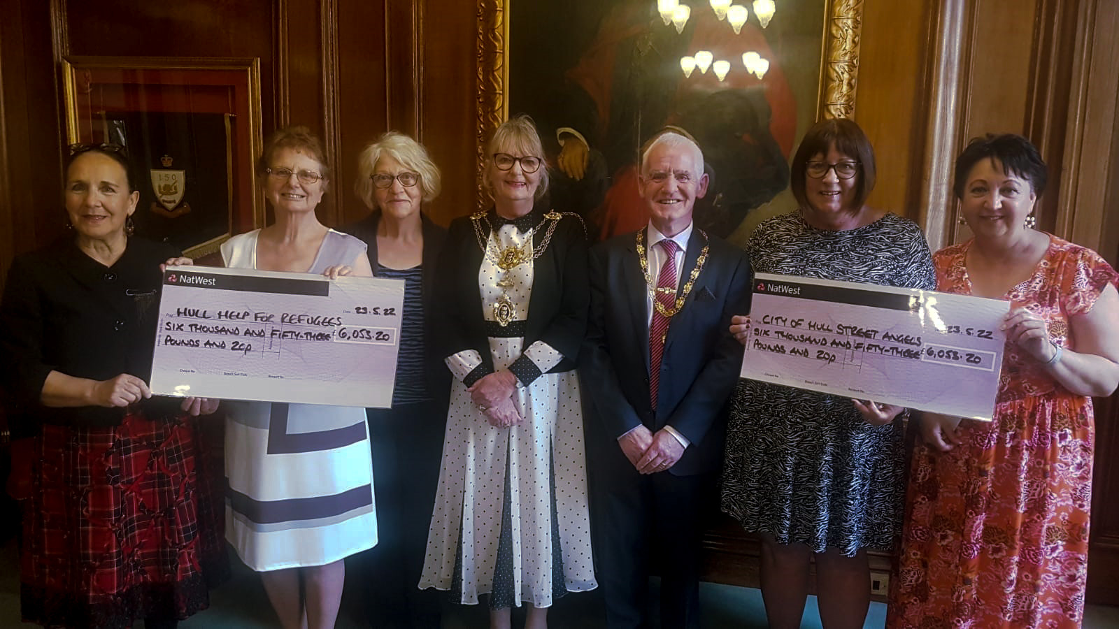 Lord Mayor cheque presentation