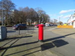 Edward VII postbox at the junction of Calvert Lane and Anlaby Road, Hull