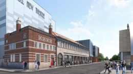 An artist’s impression of the Ron Dearing UTC expansion into the former Central Fire Station.