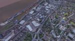 Aerial view of Hull. Taken from Google Earth