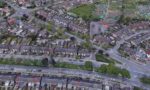 An aerial view of Wold Road Hull, taken from Google Earth