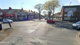 An image from Google Street View looking from PReston Road across the junction towards Sculcoates lane