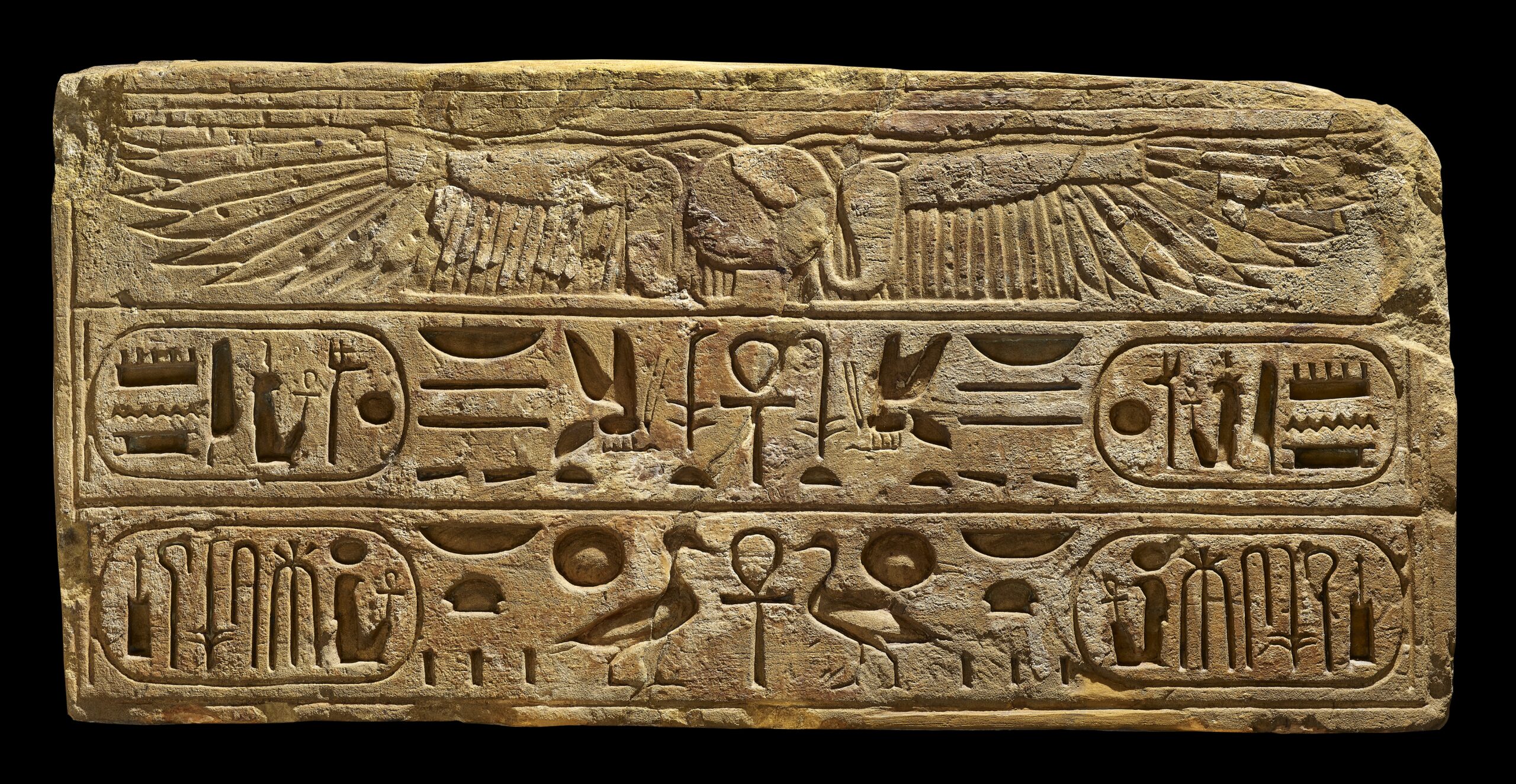 Limestone lintel of Ramses III © 2023 The Trustees of the British Museum