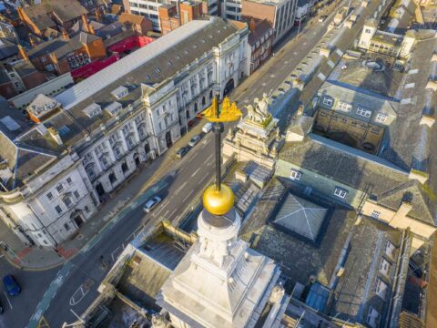 View article Flashback to 1920s Hull as the Time Ball drops for first time in 100 years