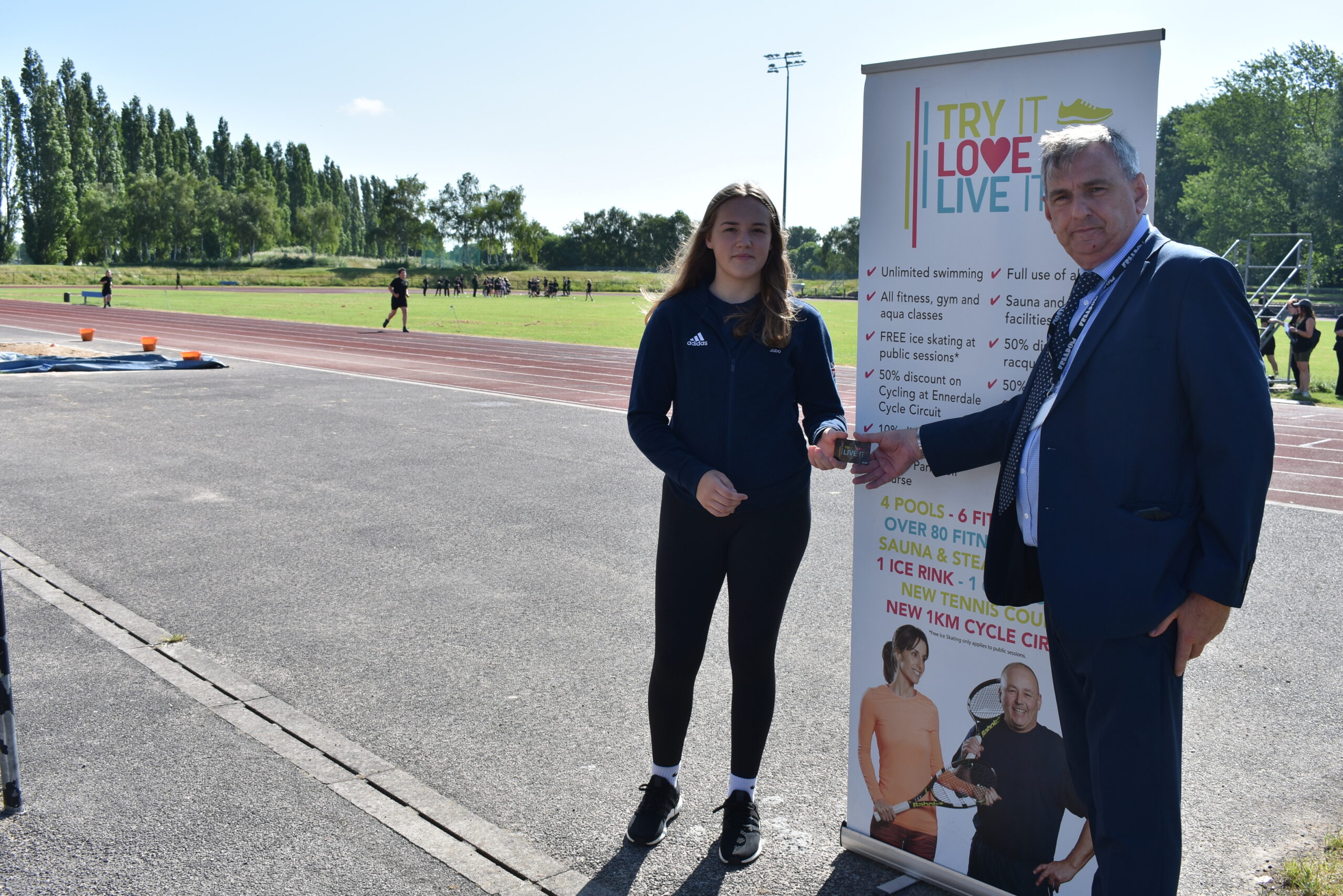 Talented young athlete receives annual leisure membership