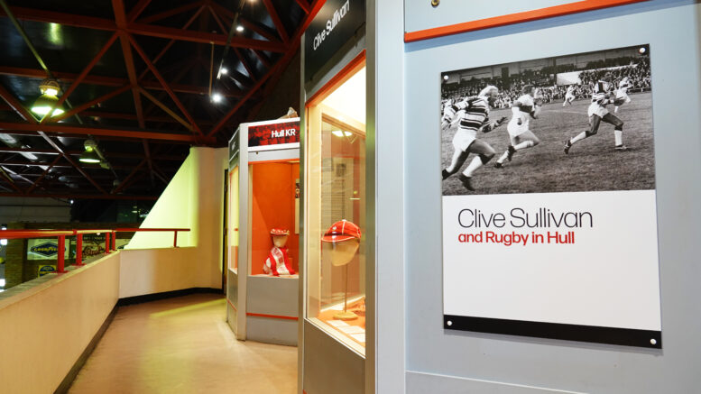 The Clive Sullivan and Rugby in Hull display at the Streetlife Museum