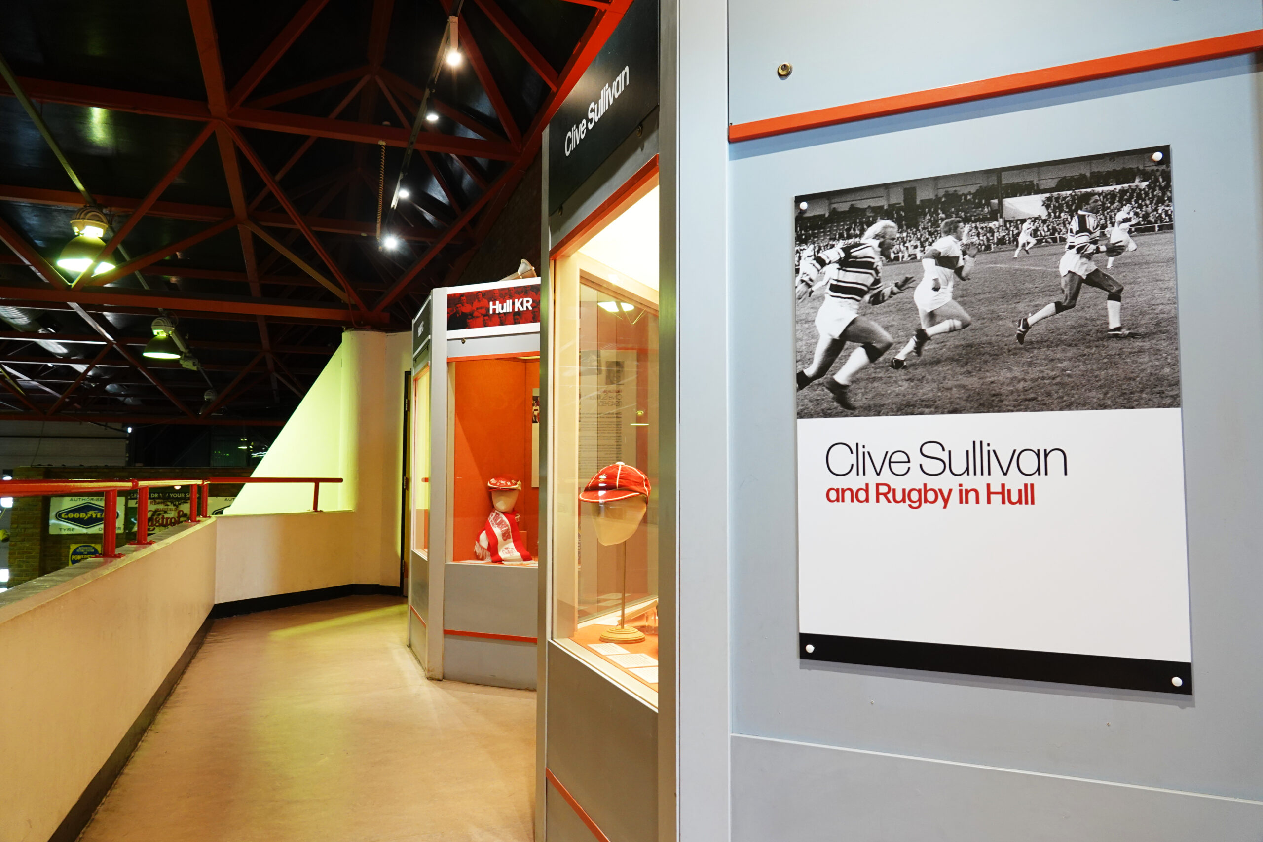The Clive Sullivan and Rugby in Hull display at the Streetlife Museum