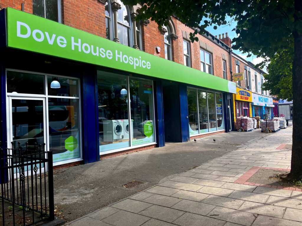 External pictures of the Re-Use Electrical Shop on Hessle Road, Hull.