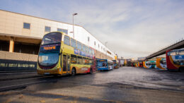 Buses from EY Buses and Stagecoach at Hull Paragon Interchange