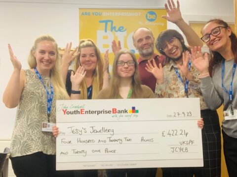 View article Jesy’s Jewellery 1,000th grant recipient from John Cracknell Youth Enterprise Bank