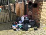 Fly-tipped waste in Newland Avenue, Hull.