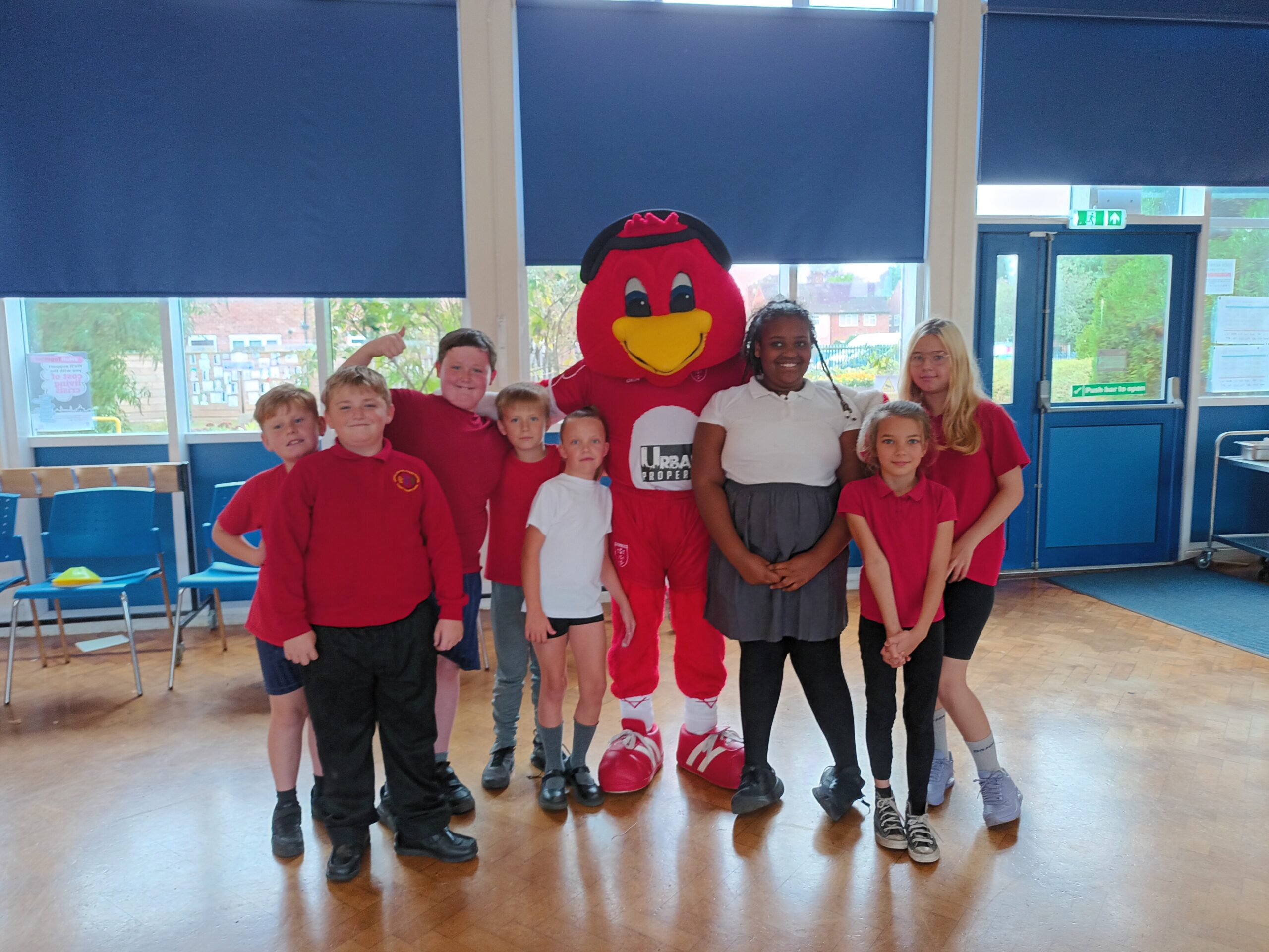 Rufus Robin and Airlie Bird swoop into Hull schools in new drive to