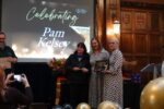 Pam Kelsey being awarded the Adult Unpaid Carer award.