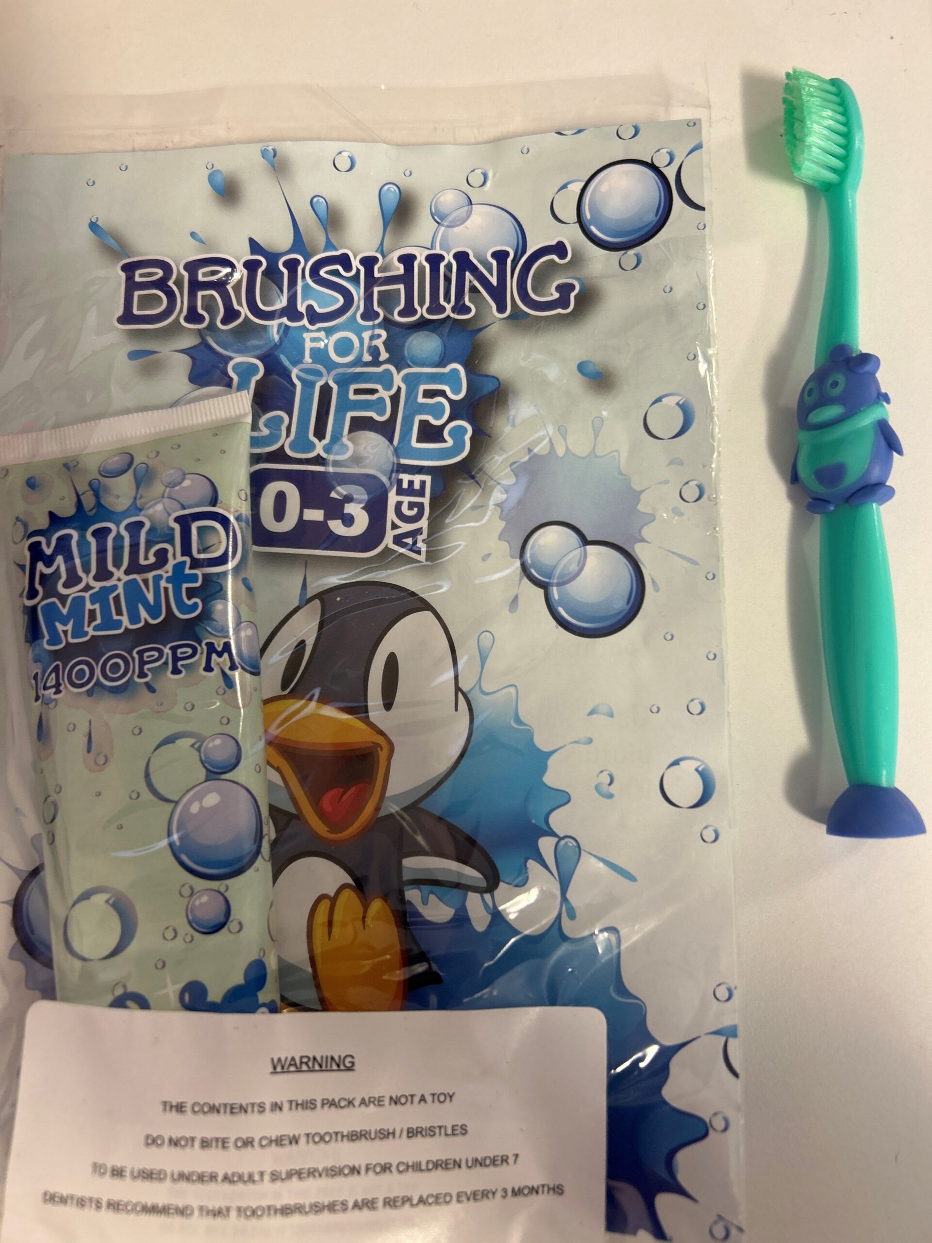 Brushing for Life pack - toothbrushes being recalled
