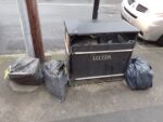 Fly-tipped waste in Kings Bench Street.