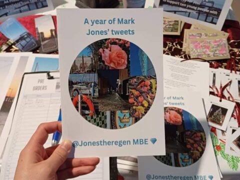 View article Celebration of Mark Jones’ tweets tribute booklet to support charities