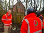 Doug Sharp, Head of Waste Management and Street Cleansing at Hull City Council, with the Rapid Deployment team.