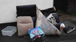 Waste fly-tipped by Richard Brosch of Dee Street, Hull.