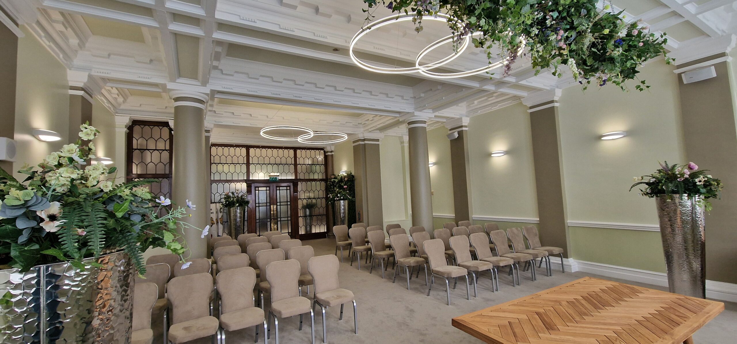 Newly refurbished Ceremony Room at Hull's Guildhall