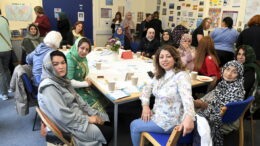 A busy Avenues Adult Education Centre during Refugee Week.