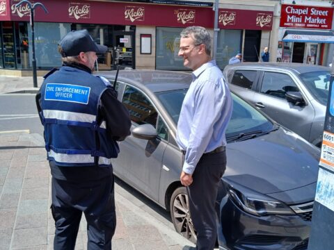 View article Councillor Ieronimo goes ‘back to the floor’ with civil enforcement officers 