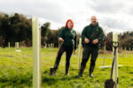 Members of Rewilding Youth at the Dent Road planting.