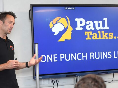 View article HTAE learners hear of One Punch impact from survivor