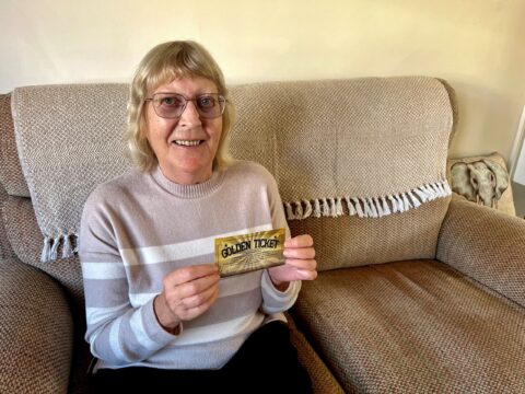View article Golden ticket winner encourages residents to check their waste packs 