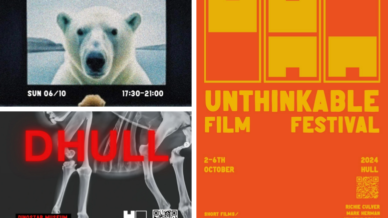 Posters linked to the Unthinkable Film Festival.