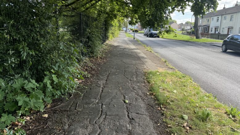 Several footpaths will undergo essential resurfacing works, including on Courtland Road.