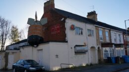 The New Adelphi Club in Hull. Image taken during the art installation City of Culture Timebomb, in 2013. Photo by Ian S.