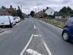 A view down Summergangs Road from the roundabout with James Reckitt Avenue.