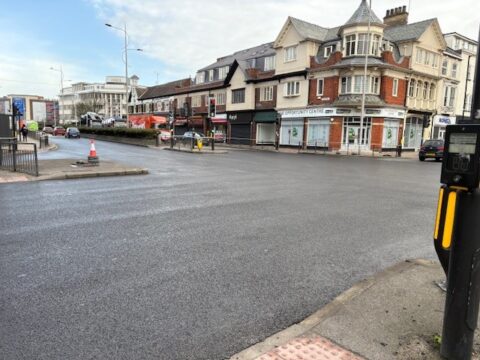 View article Road markings and anti-skid to be installed at resurfaced junction