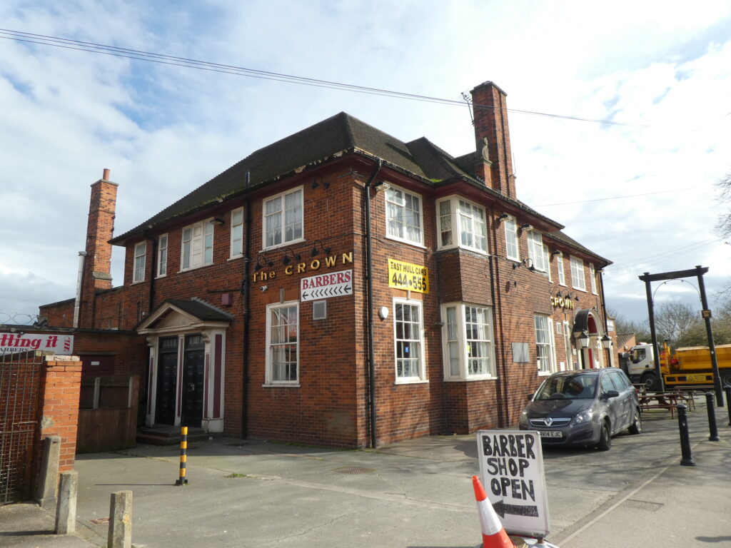 The Crown on Marfleet Lane.