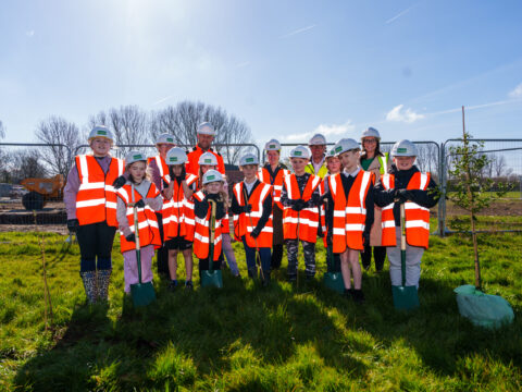 View article Pupils support Bude Park biodiversity with tree planting event