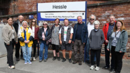 Volunteers from the Yorkshire Coast Community Rail Partnership hosted a guided walk from Hessle Train Station to Ferriby Train Station as part of Community Rail Week in May.