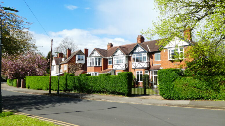 Houses in Newland Park Conservation Area.