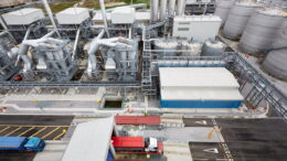 A birds eye view of Vivergo Fuels plant