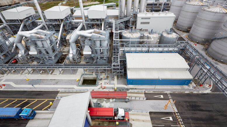 A birds eye view of Vivergo Fuels plant