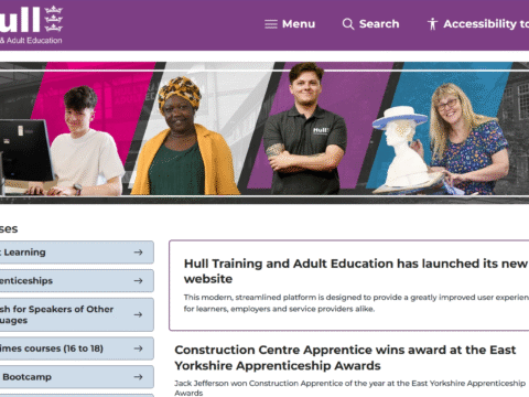 View article New Hull Training and Adult Education website launched