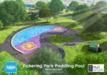 An artist's impression of what Pickering Park Paddling Pool could like it.