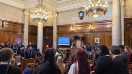 Attendees at this year's Young People's Parliament