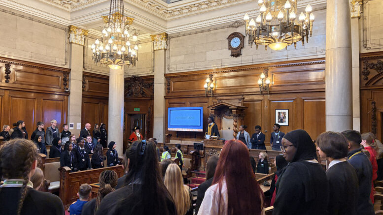 Attendees at this year's Young People's Parliament