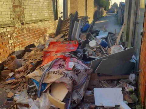 View article Hull resident prosecuted for fly-tipping large pile of construction waste 