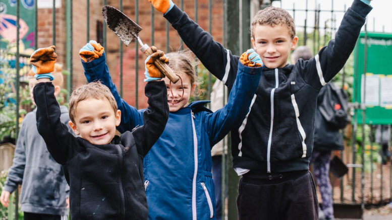 children attend a session at Alderman Kneeshaw Park over the summer